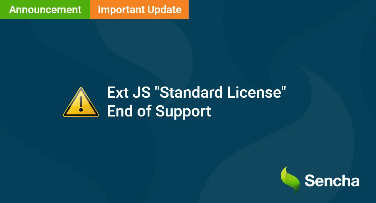 Ext JS Standard License featured