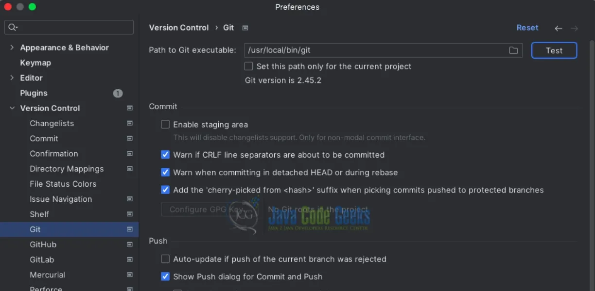Git Integration and Code Review Support